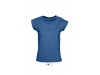 T-SHIRT DE GOLA REDONDA EM MALHA SLUB PARA SENHORA SCOOP