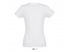 T-SHIRT DE GOLA REDONDA BRANCA PARA SENHORA IMPERIAL 3XL