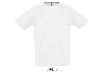 T-SHIRT COM MANGA RAGL BRANCA SPORTY