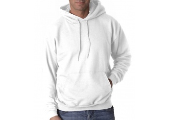 Sweatshirt com Capuz e Bolso Canguru 280-290gr/m2 Branca