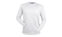 T-Shirt de Manga Comprida Gola Redonda 150-155gr/m2 Branca