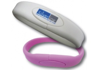 Memrias USB pulseira de silicone