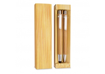 SET Esferogrfica + lapiseira BAMBU ELASTIC